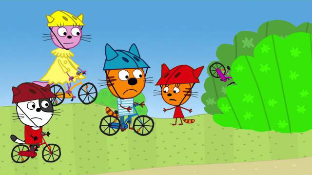 Три кота - Велосипед (6 серия)
